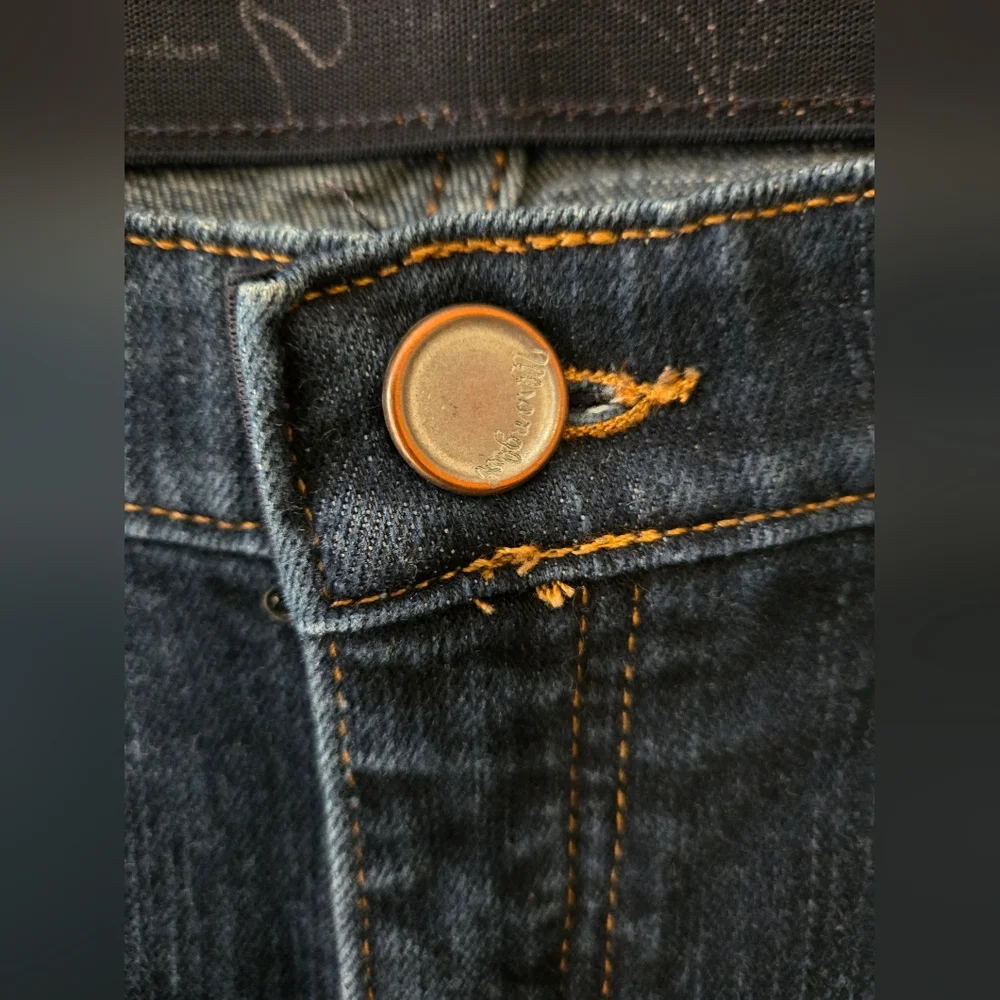 Women's Wrangler Q-Baby Ultimate Riding Jeans Size 7/8 X 34 - Picture 4 of 11